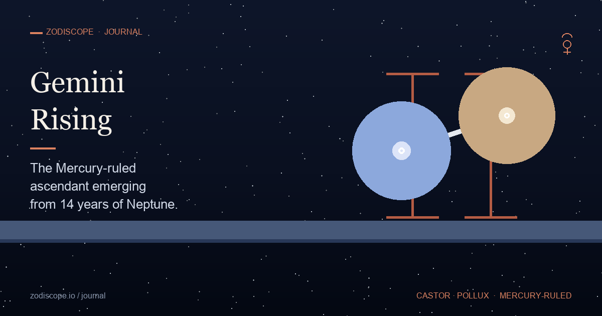 Gemini Rising Meaning: Traits, Mercury and Uranus 2027